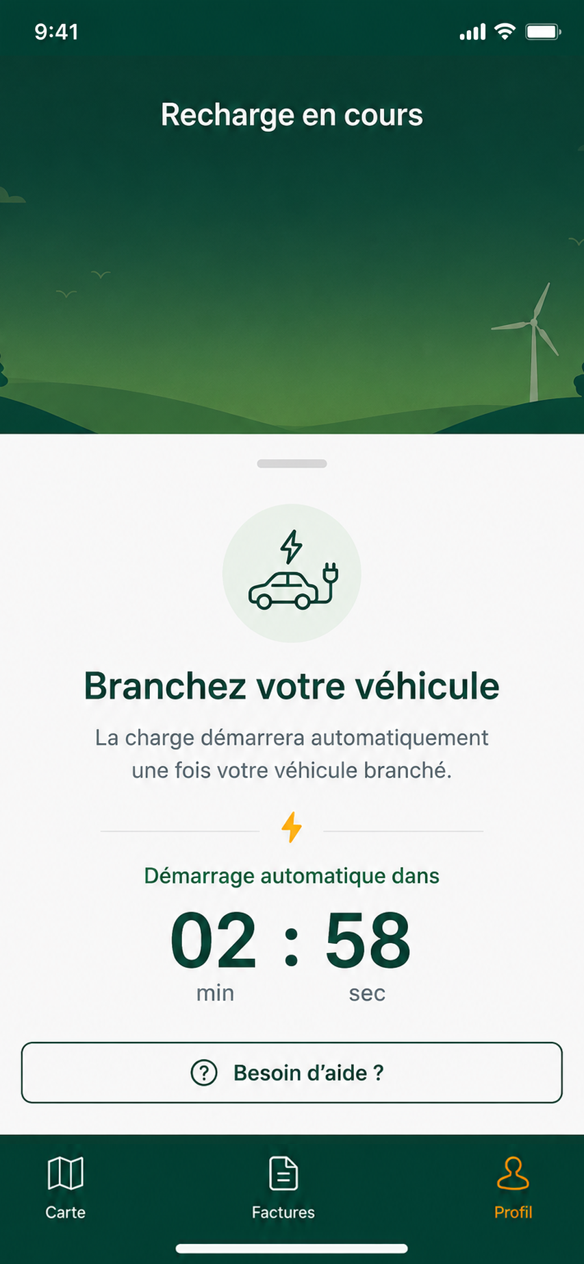 Branchez votre véhicule